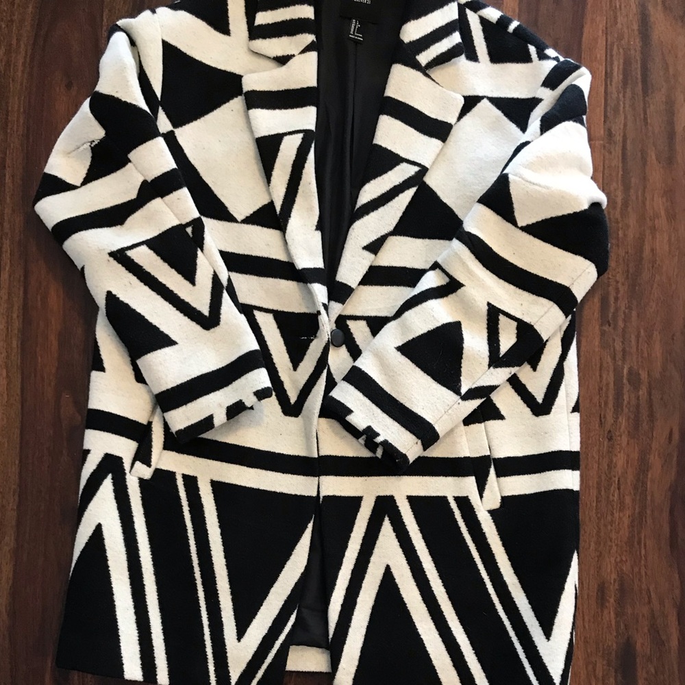 COPY - Forever 21 Aztec print warm blazer